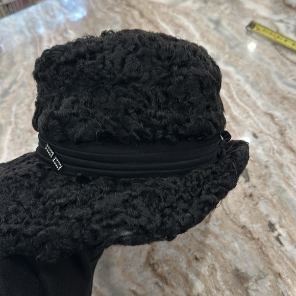 Genuine Persian Lamb Wide Brim Hat - Picture 4 of 9